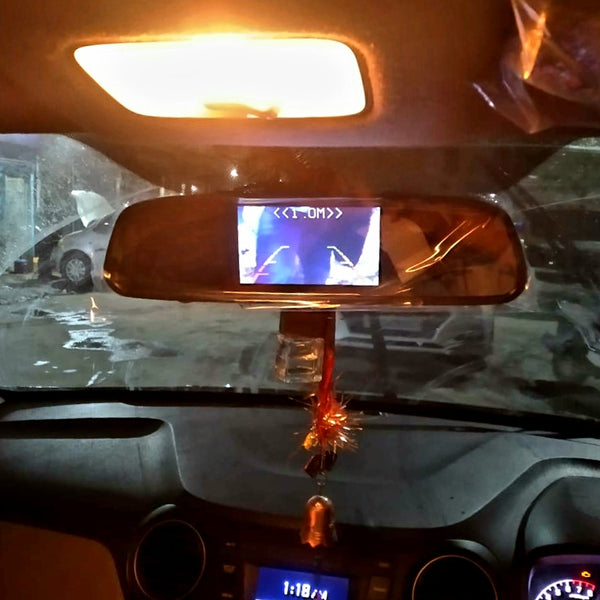 Reverse camera & sensor with auto-brightness adjusting monitor (in-mirror) RPS-2000