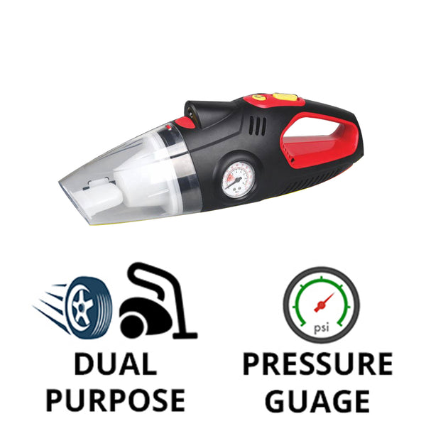 Blackcat OEM Approved Genuine Car Vacuum Cleaner and Tyre Inflator Air Pump 2-in-1