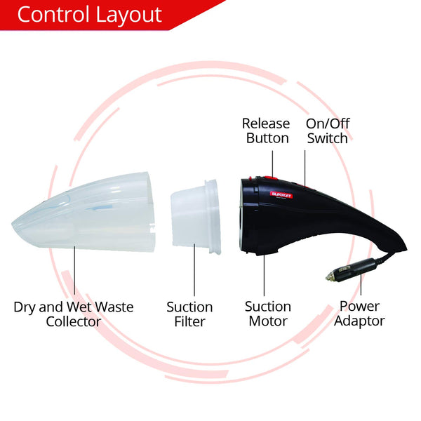 Blackcat Wet & Dry Car Vacuum Cleaner VC