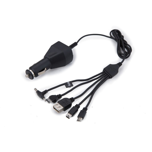 Blackcat Car Mobile Charger with 6-in-1 Cable for Nokia, Sony, Samsung, Micro USB
