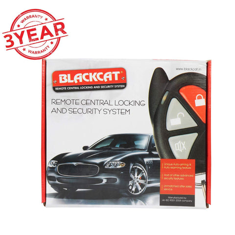 Blackcat Car Central Locking System with OEM style Flip Remotes, 5 Door Lock Motors