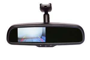 Reverse camera & sensor with auto-brightness monitor (in-mirror) RPS-1000